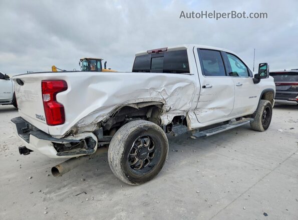 1GC4YREYXLF252966 2020 CHEVROLET SILVERADO White Tył prawy