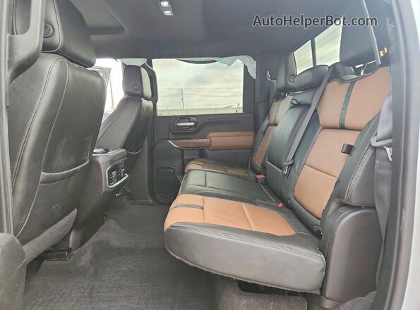 1GC4YREYXLF252966 2020 CHEVROLET SILVERADO White Widok tylnych siedzeń