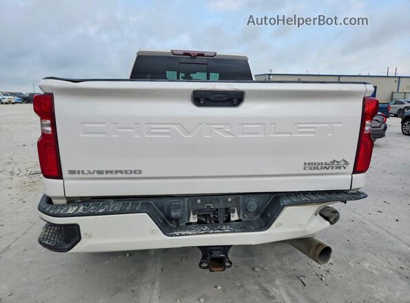 1GC4YREYXLF252966 2020 CHEVROLET SILVERADO White Widok z tyłu