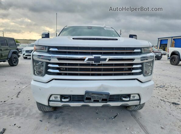 1GC4YREYXLF252966 2020 CHEVROLET SILVERADO White Widok z przodu