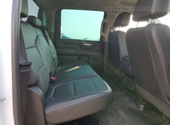 1GC4YSE70MF194012 2021 CHEVROLET SILVERADO White უკანა სავარძლების ხედი