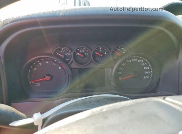1GC4YSE70MF194012 2021 CHEVROLET SILVERADO White ხელსაწყოთა პანელის ხედი