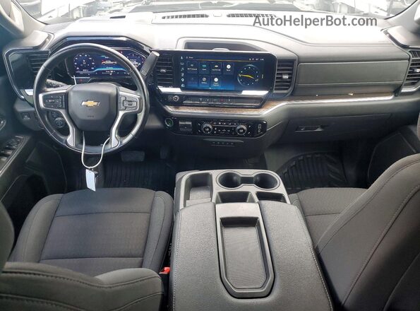 1GC4YTEY8RF395016 2024 CHEVROLET SILVERADO White Առջևի վահանակի տեսք