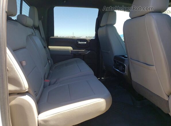 1GC4YUEY4MF291279 2021 CHEVROLET SILVERADO White Rear seats view