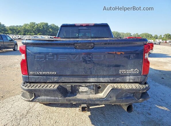 1GC4YVEY9NF117604 2022 CHEVROLET SILVERADO Blue Widok z tyłu