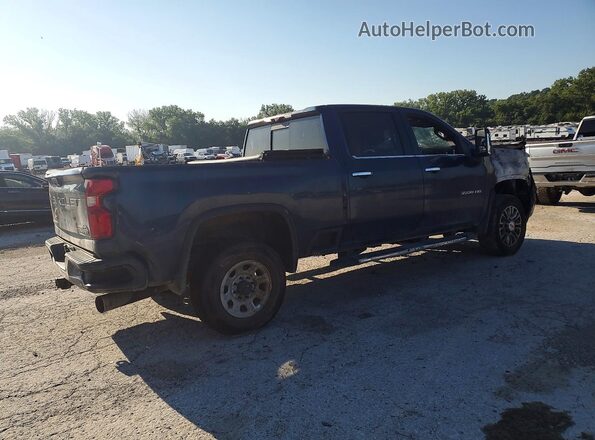 1GC4YVEY9NF117604 2022 CHEVROLET SILVERADO Blue Tył prawy