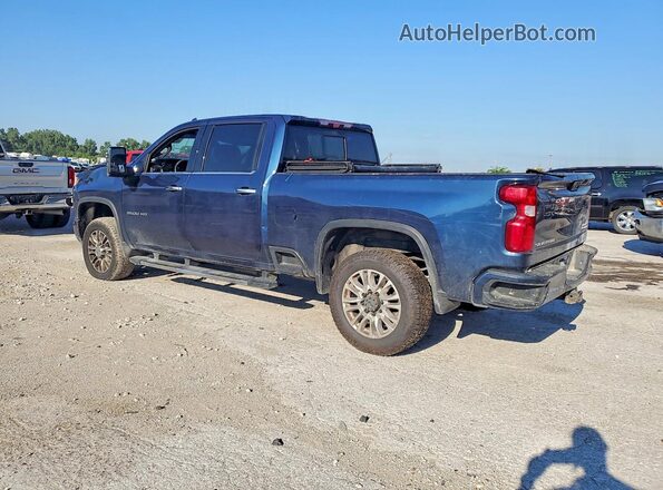 1GC4YVEY9NF117604 2022 CHEVROLET SILVERADO Blue Tył lewy