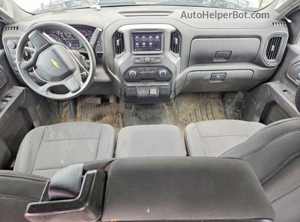 1GC5YLE72NF322830 2022 CHEVROLET SILVERADO Белый Вид панели приборов