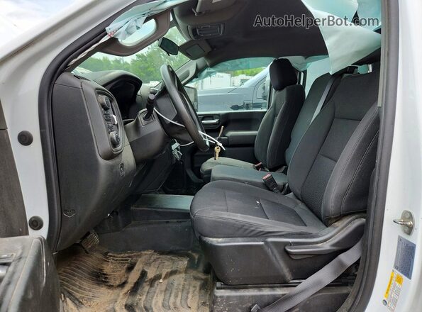 1GC5YLE72NF322830 2022 CHEVROLET SILVERADO Белый Вид салона спереди
