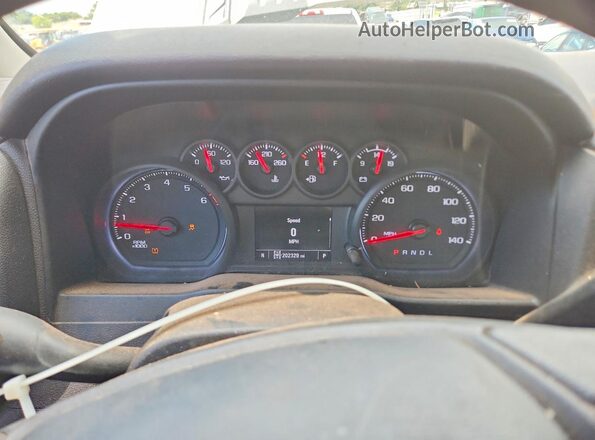 1GC5YME74LF265050 2020 CHEVROLET SILVERADO Белый Вид щитка приборов