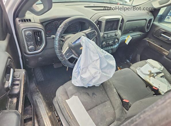 1GC5YNE70LF319627 2020 CHEVROLET SILVERADO Белый Вид панели приборов