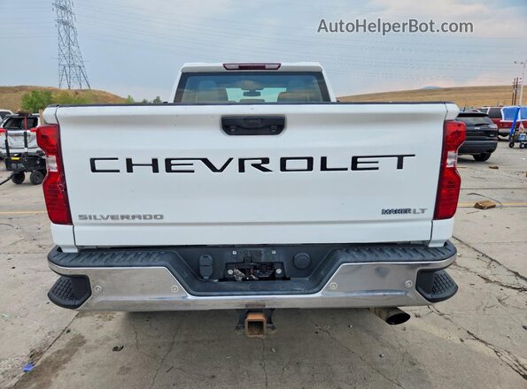 1GC5YNE70LF319627 2020 CHEVROLET SILVERADO Белый Вид сзади