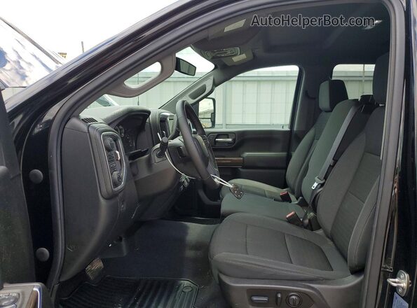 1GC5YNE70NF217991 2022 CHEVROLET SILVERADO Black წინა სალონის ხედი