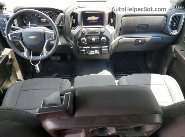 1GC5YNE70NF217991 2022 CHEVROLET SILVERADO Black წინა პანელის ხედი