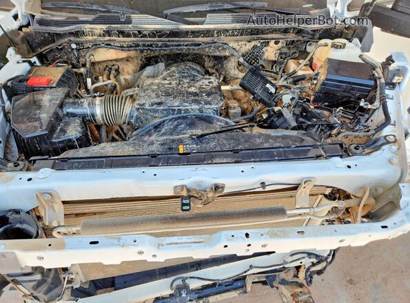 1GC5YNE71NF325035 2022 CHEVROLET SILVERADO White Սալոնի հետևի տեսք