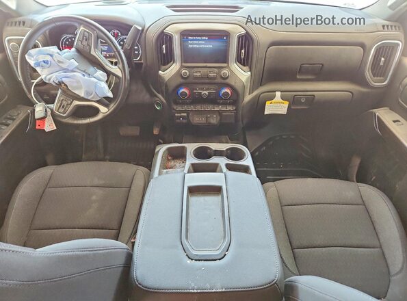 1GC5YNE71NF325035 2022 CHEVROLET SILVERADO White Առջևի վահանակի տեսք