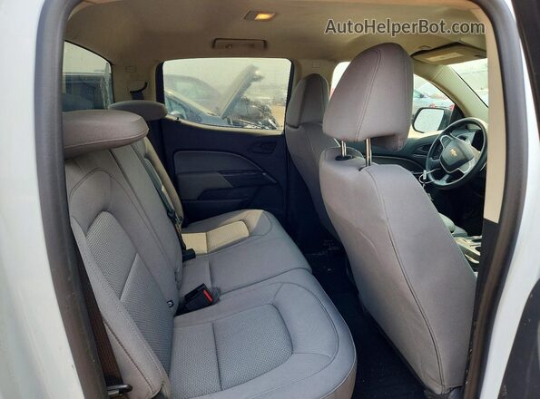 1GCGSBEA1L1238296 2020 CHEVROLET COLORADO White Rear seats view