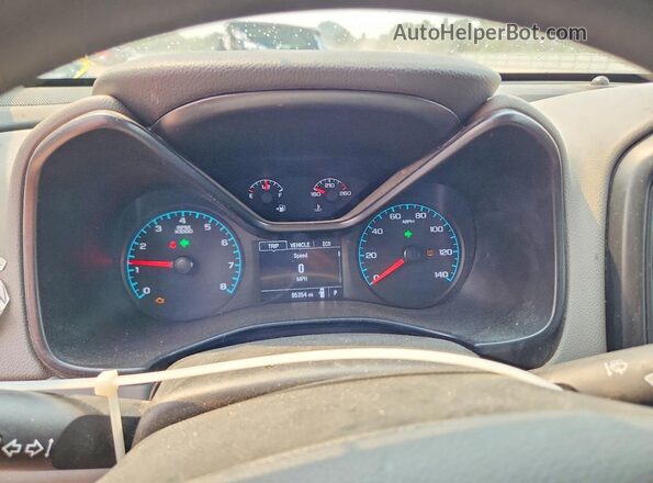 1GCGSBEA1L1238296 2020 CHEVROLET COLORADO White Instrument cluster view