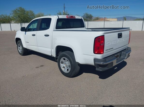 1GCGSBEA1M1113834 2021 CHEVROLET COLORADO White Tył lewy