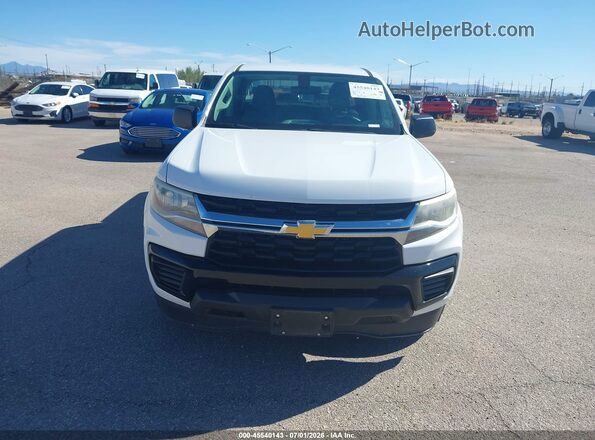 1GCGSBEA1M1113834 2021 CHEVROLET COLORADO White Widok wnętrza z tyłu