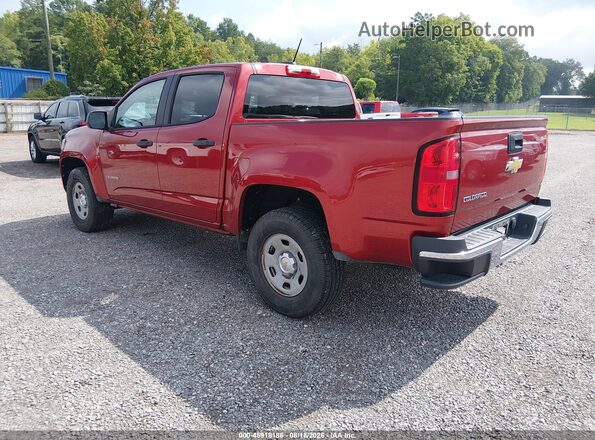 1GCGSBEA2G1288209 2016 CHEVROLET COLORADO Red Tył lewy