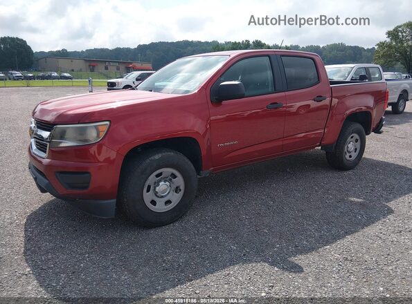 1GCGSBEA2G1288209 2016 CHEVROLET COLORADO Red Przód lewy