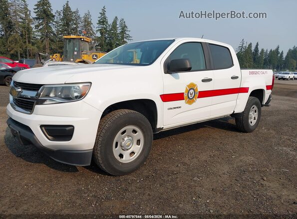 1GCGSBEA2H1273548 2017 CHEVROLET COLORADO Белый Передняя левая четверть