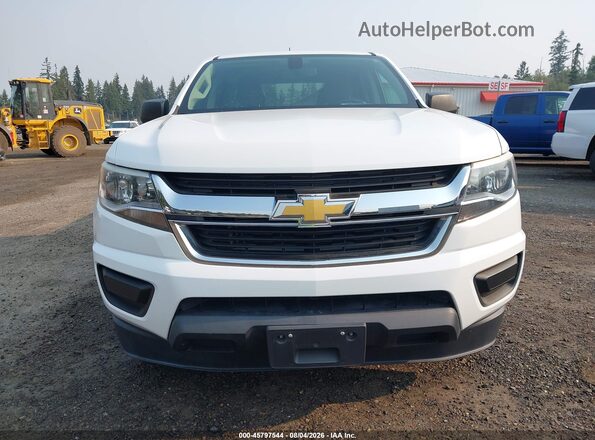 1GCGSBEA2H1273548 2017 CHEVROLET COLORADO Белый Вид щитка приборов