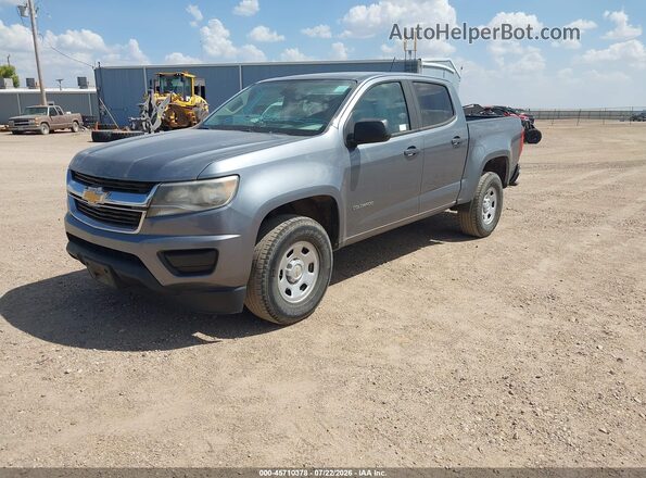 1GCGSBEA3J1241875 2018 CHEVROLET COLORADO Серый Передняя левая четверть
