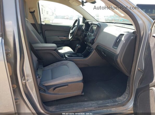 1GCGSBEA3J1241875 2018 CHEVROLET COLORADO Серый Вид салона спереди