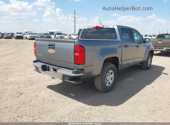 1GCGSBEA3J1241875 2018 CHEVROLET COLORADO Серый Задняя правая четверть