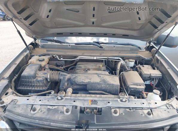 1GCGSBEA3J1241875 2018 CHEVROLET COLORADO Серый Вид сзади