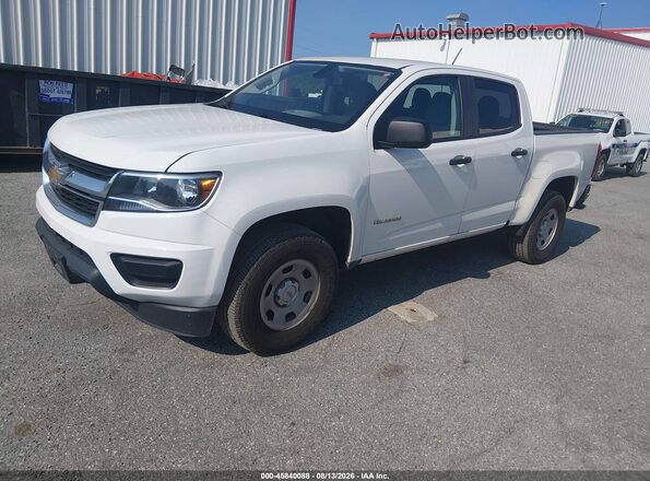 1GCGSBEA3J1247840 2018 CHEVROLET COLORADO White წინა მარცხენა ხედი სამი მეოთხედიდან