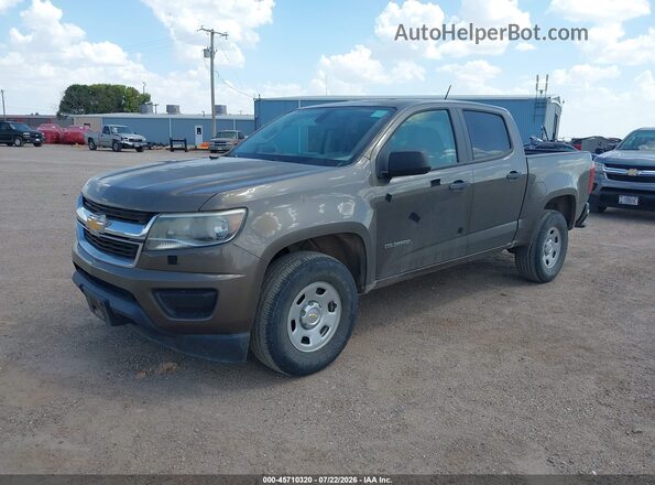 1GCGSBEA4G1243059 2016 CHEVROLET COLORADO Коричневый Передняя левая четверть