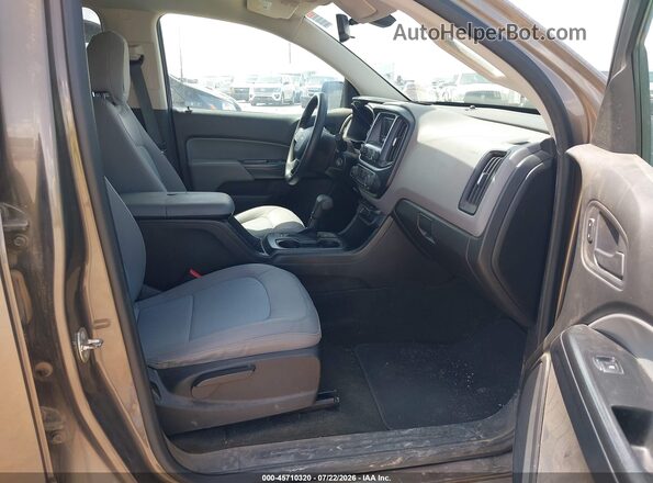 1GCGSBEA4G1243059 2016 CHEVROLET COLORADO Коричневый Вид салона спереди