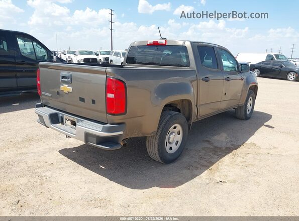 1GCGSBEA4G1243059 2016 CHEVROLET COLORADO Коричневый Задняя правая четверть
