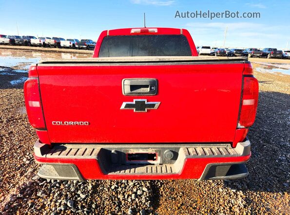 1GCGSBEA4L1140735 2020 CHEVROLET COLORADO Red Rear view
