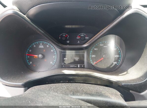 1GCGSBEA4L1240267 2020 CHEVROLET COLORADO White Widok tylnych siedzeń