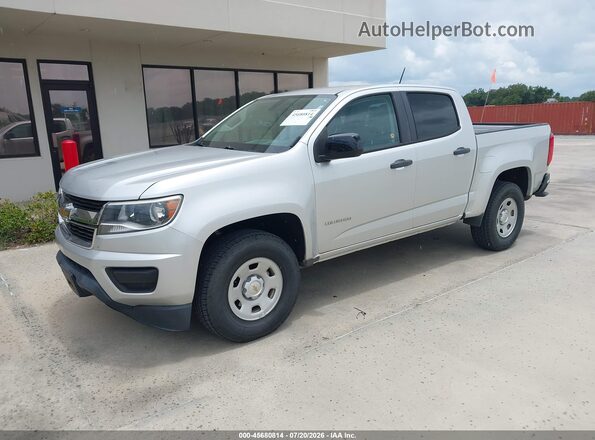 1GCGSBEA5G1281979 2016 CHEVROLET COLORADO Silver წინა მარცხენა ხედი სამი მეოთხედიდან