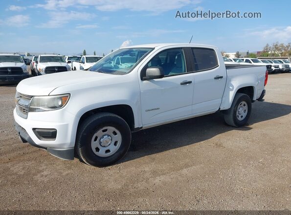 1GCGSBEA5J1277681 2018 CHEVROLET COLORADO White წინა მარცხენა ხედი სამი მეოთხედიდან