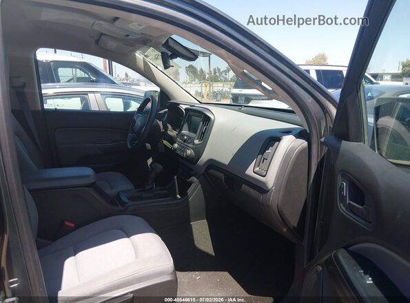 1GCGSBEA6H1225292 2017 CHEVROLET COLORADO Gray წინა სალონის ხედი