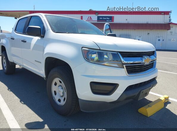 1GCGSBEA6J1307741 2018 CHEVROLET COLORADO White Вид спереду