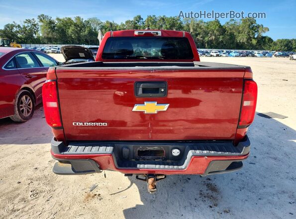 1GCGSBEA7G1373112 2016 CHEVROLET COLORADO Красный Вид сзади