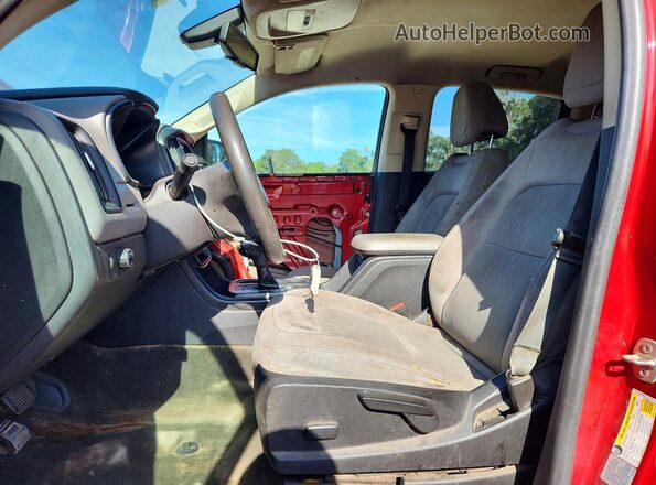 1GCGSBEA7G1373112 2016 CHEVROLET COLORADO Красный Вид салона спереди