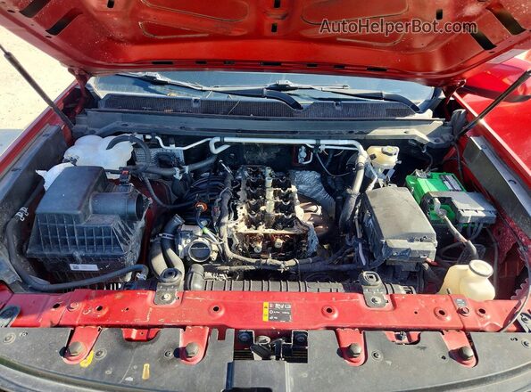 1GCGSBEA7G1373112 2016 CHEVROLET COLORADO Красный Вид задней части салона