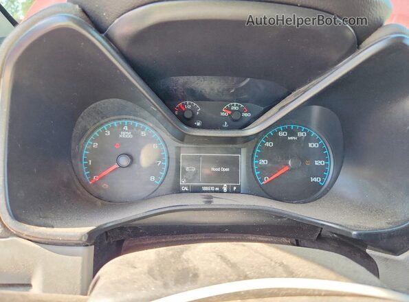 1GCGSBEA7G1373112 2016 CHEVROLET COLORADO Красный Вид щитка приборов