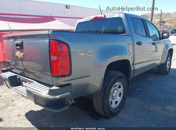 1GCGSBEA8J1240852 2018 CHEVROLET COLORADO Серебряный Задняя правая четверть