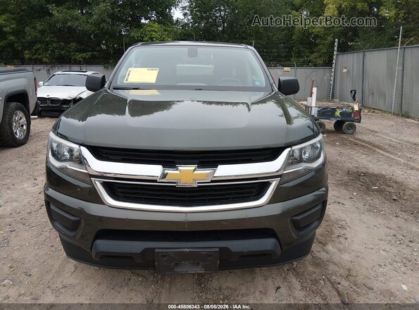 1GCGSBEA9J1176899 2018 CHEVROLET COLORADO Green Вид щитка приладів