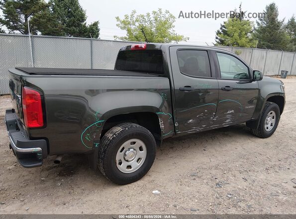 1GCGSBEA9J1176899 2018 CHEVROLET COLORADO Green Вид задньої частини салону