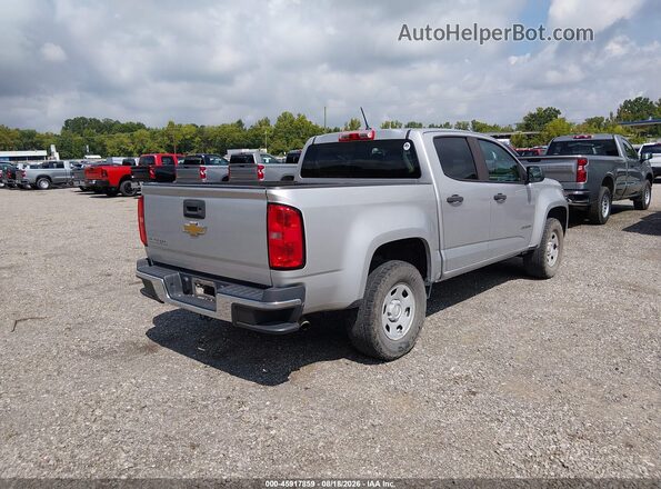 1GCGSBEAXJ1248158 2018 CHEVROLET COLORADO Серебряный Задняя правая четверть